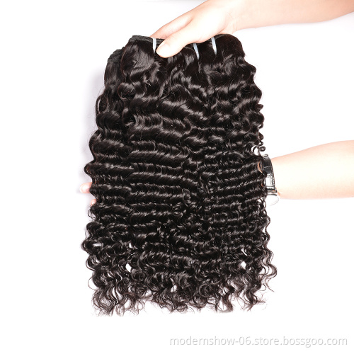 Raw Virgin Kinky Curly Women Hairs 3 to 4 Mink India Hair Bundles with Closure